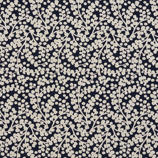 5869 Abstract & Geometric,Leaves Cobalt Vine Blue Charlotte Fabrics