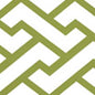 6340-16WWM AGA Apple Green On White Matte Quadrille Wallpaper