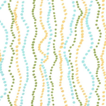 6370-02WWP GINZA Inca Aqua Jungle On White Quadrille Wallpaper