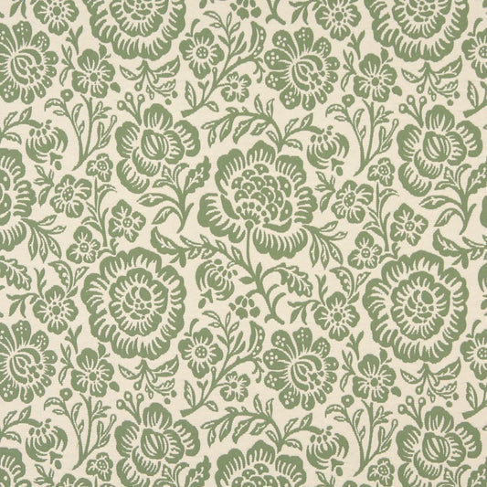 6402 Floral Spring Floral Green Charlotte Fabrics