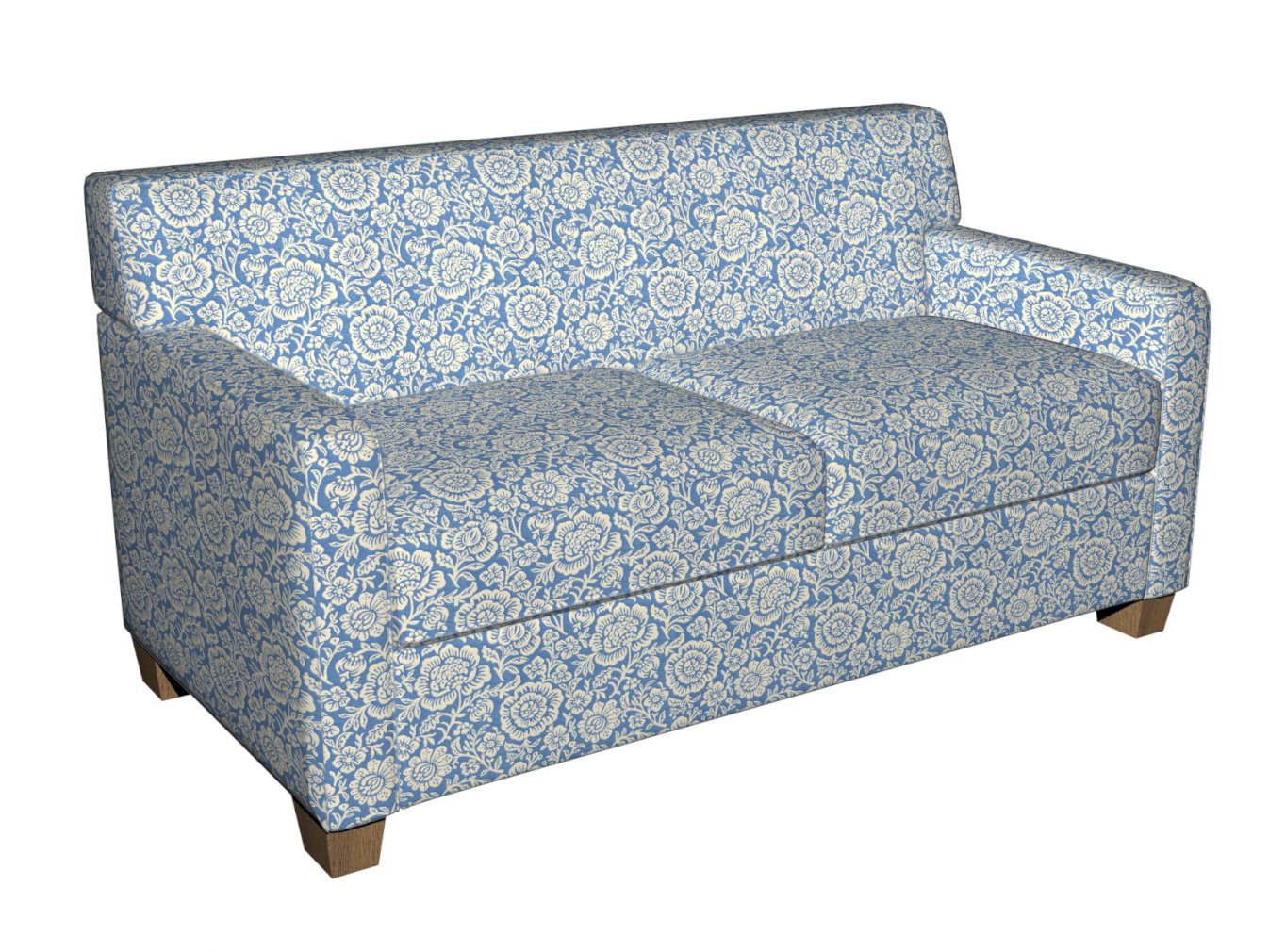 6404 Floral Wedgewood Floral Blue Charlotte Fabrics