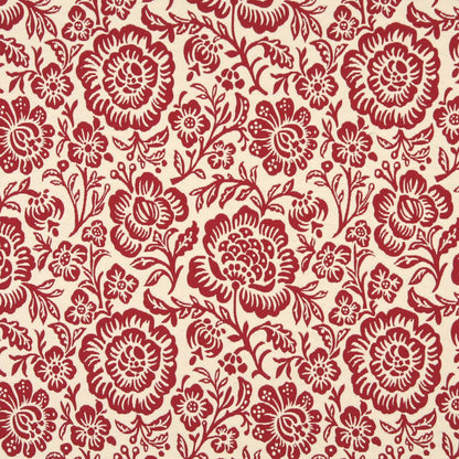 6408 Floral Garnet Floral Red & Burgundy Charlotte Fabrics