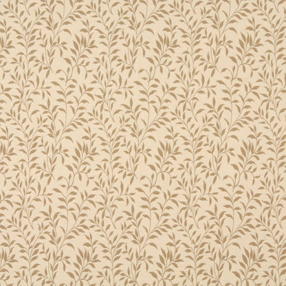 6411 Leaves Cream Leaf Beige & Taupe Charlotte Fabrics