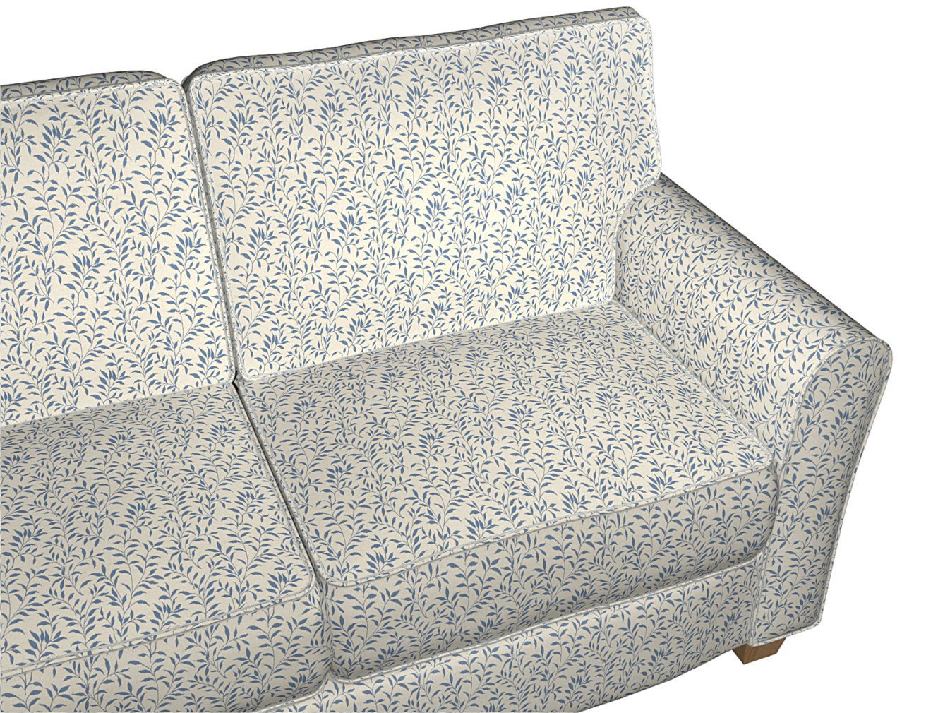 6414 Leaves Wedgewood Leaf Blue Charlotte Fabrics