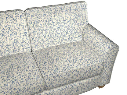6414 Leaves Wedgewood Leaf Blue Charlotte Fabrics