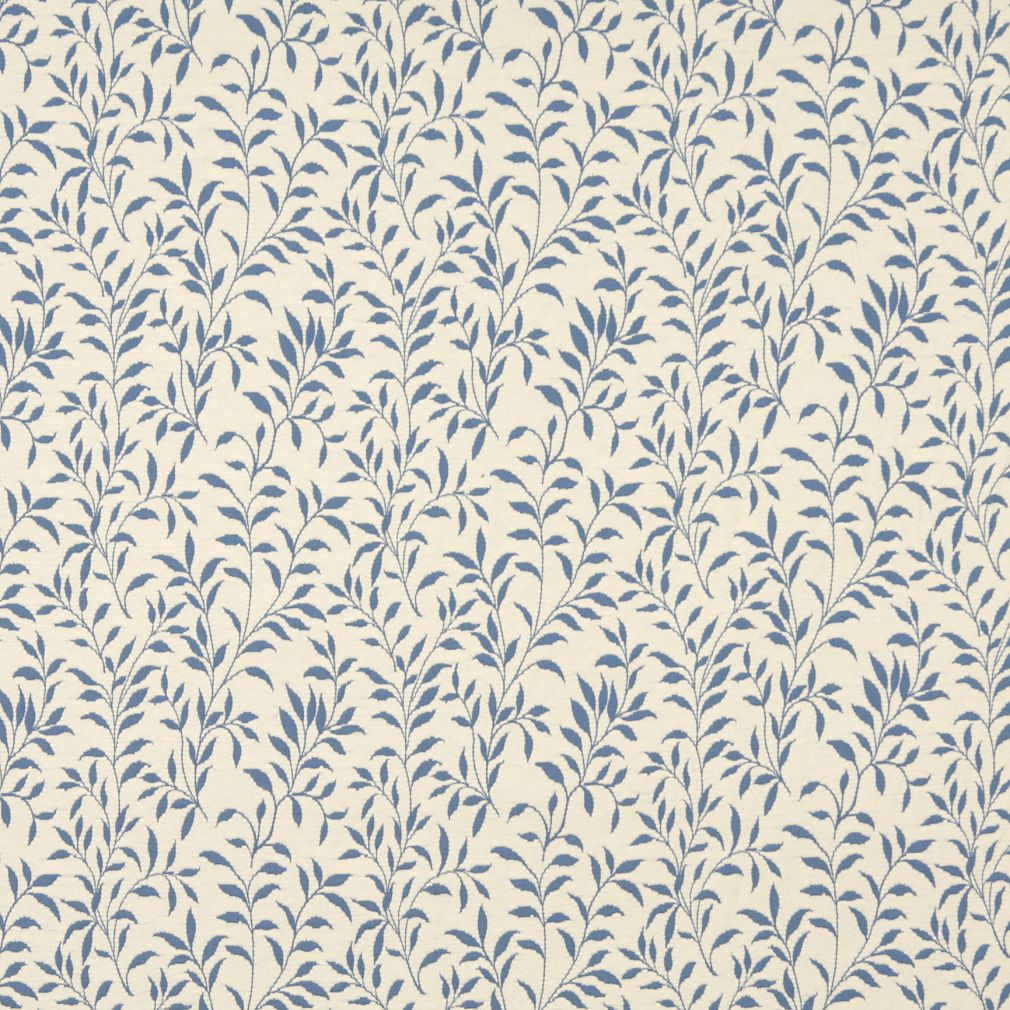 6414 Leaves Wedgewood Leaf Blue Charlotte Fabrics