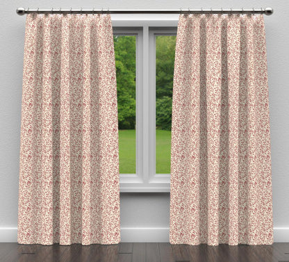 6415 Leaves Garnet Leaf Red & Burgundy Charlotte Fabrics
