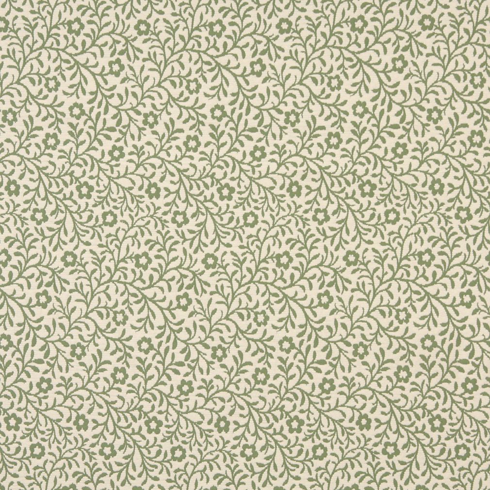 6419 Floral,Leaves Spring Trellis Green Charlotte Fabrics