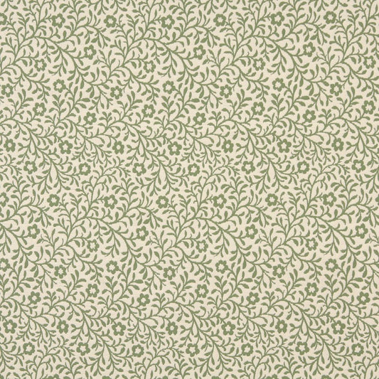 6419 Floral,Leaves Spring Trellis Green Charlotte Fabrics