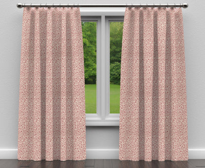 6420 Floral,Leaves Garnet Trellis Red & Burgundy Charlotte Fabrics