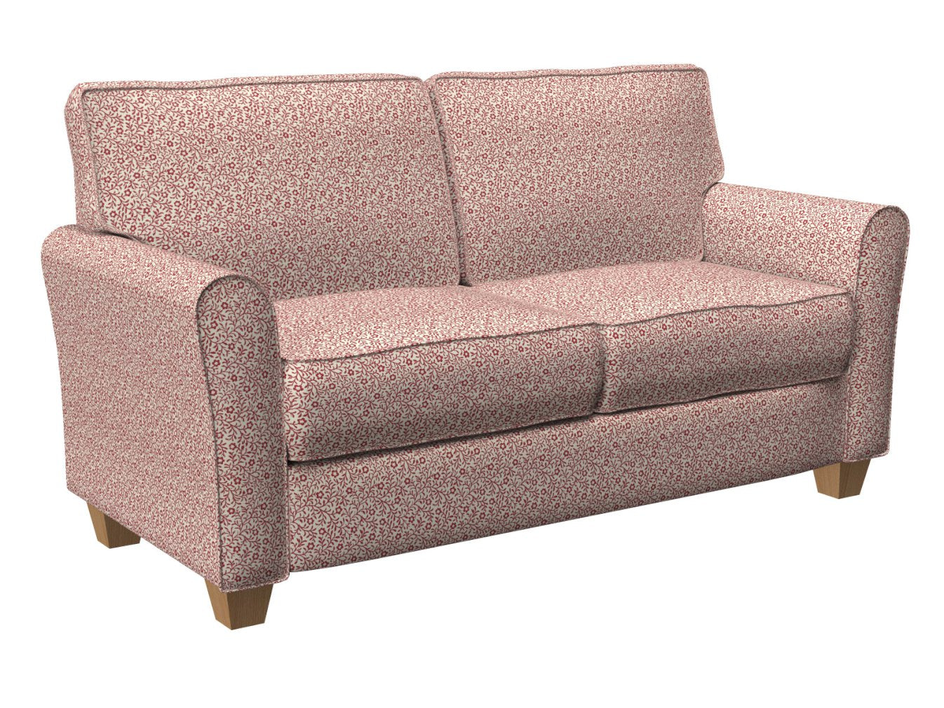 6420 Floral,Leaves Garnet Trellis Red & Burgundy Charlotte Fabrics