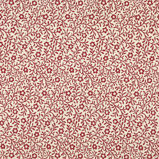 6420 Floral,Leaves Garnet Trellis Red & Burgundy Charlotte Fabrics
