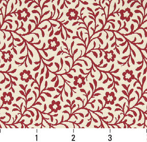 6420 Floral,Leaves Garnet Trellis Red & Burgundy Charlotte Fabrics
