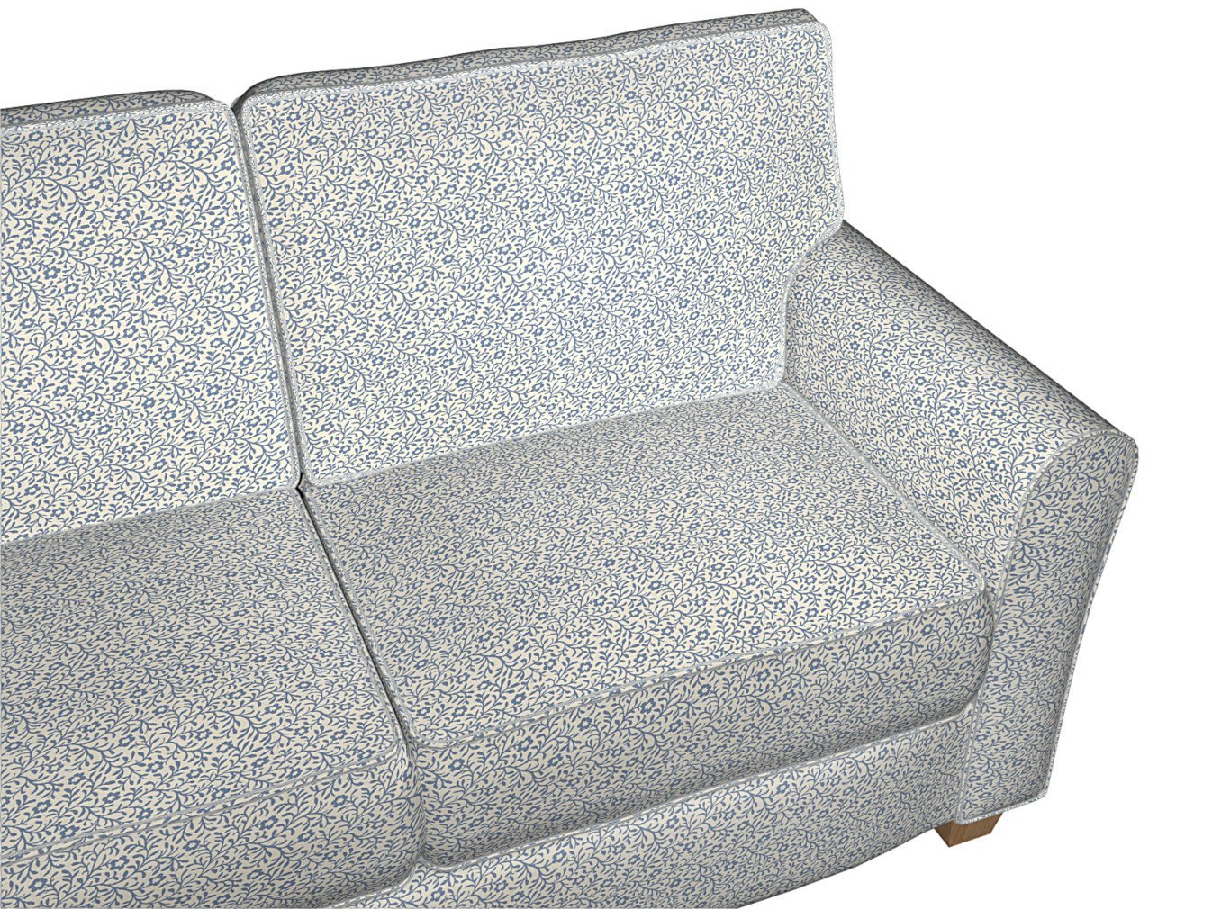 6423 Floral,Leaves Wedgewood Trellis Blue Charlotte Fabrics