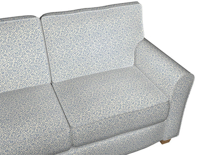 6423 Floral,Leaves Wedgewood Trellis Blue Charlotte Fabrics