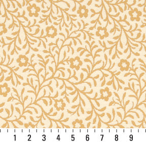 6424 Floral,Leaves Saffron Trellis Gold & Yellow Charlotte Fabrics