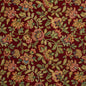 6431 Floral Garden Red & Burgundy Charlotte Fabrics