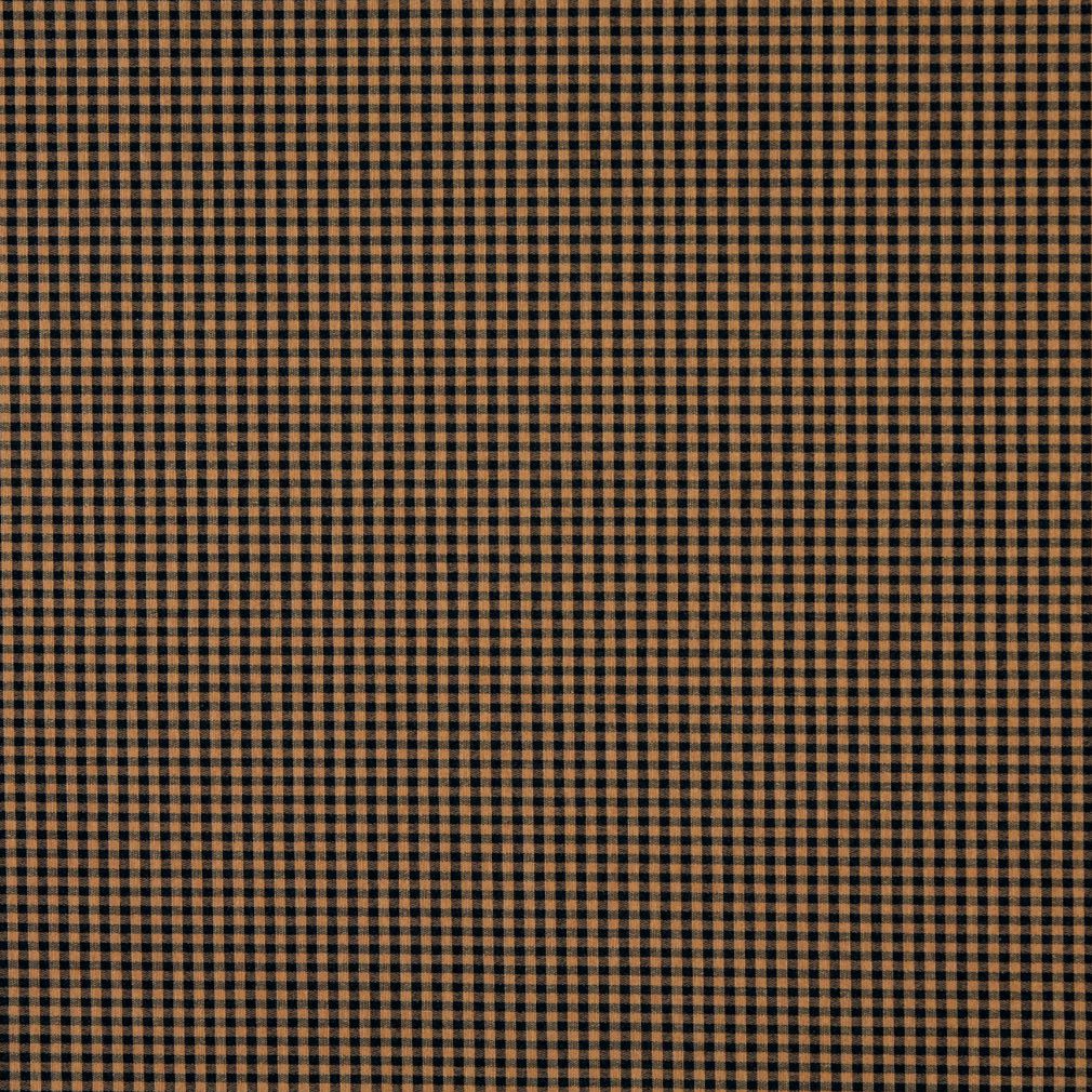 6442 Check & Houndstooth Bullion Black Charlotte Fabrics