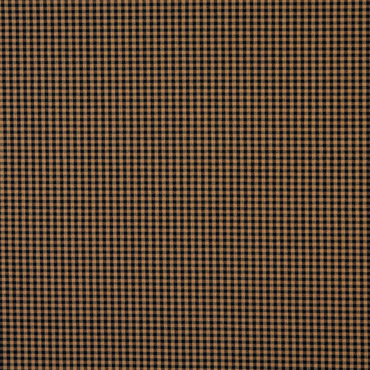 6442 Check & Houndstooth Bullion Black Charlotte Fabrics