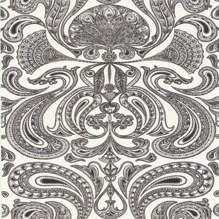 66/1004-CS MALABAR White Black Cole & Son Wallpaper