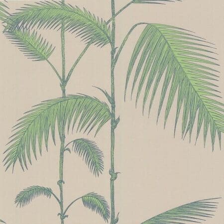 66/2011-CS PALM LEAVES Taupe Green Cole & Son Wallpaper