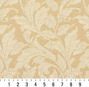 6601 Leaves Sand/Leaf Gold & Yellow Charlotte Fabrics