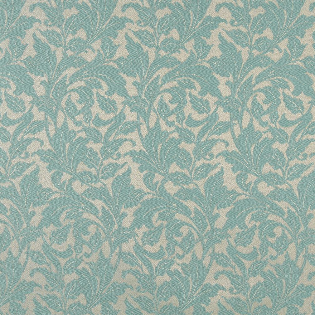 6604 Leaves Lagoon/Leaf Aqua & Teal Charlotte Fabrics