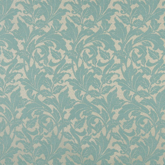 6604 Leaves Lagoon/Leaf Aqua & Teal Charlotte Fabrics