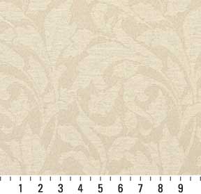 6605 Leaves Ivory/Leaf White & Ivory Charlotte Fabrics