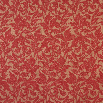 6606 Leaves Ruby/Leaf Red & Burgundy Charlotte Fabrics