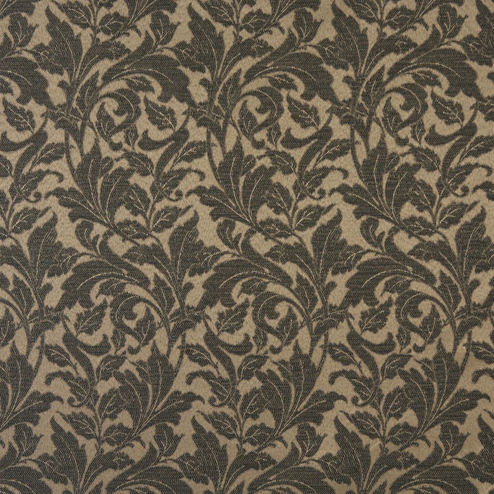 6607 Leaves Cafe/Leaf Brown Charlotte Fabrics