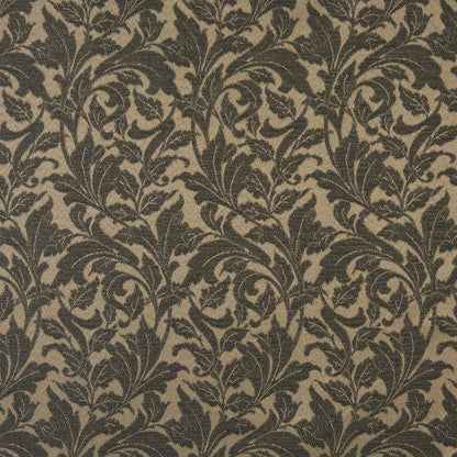 6607 Leaves Cafe/Leaf Brown Charlotte Fabrics