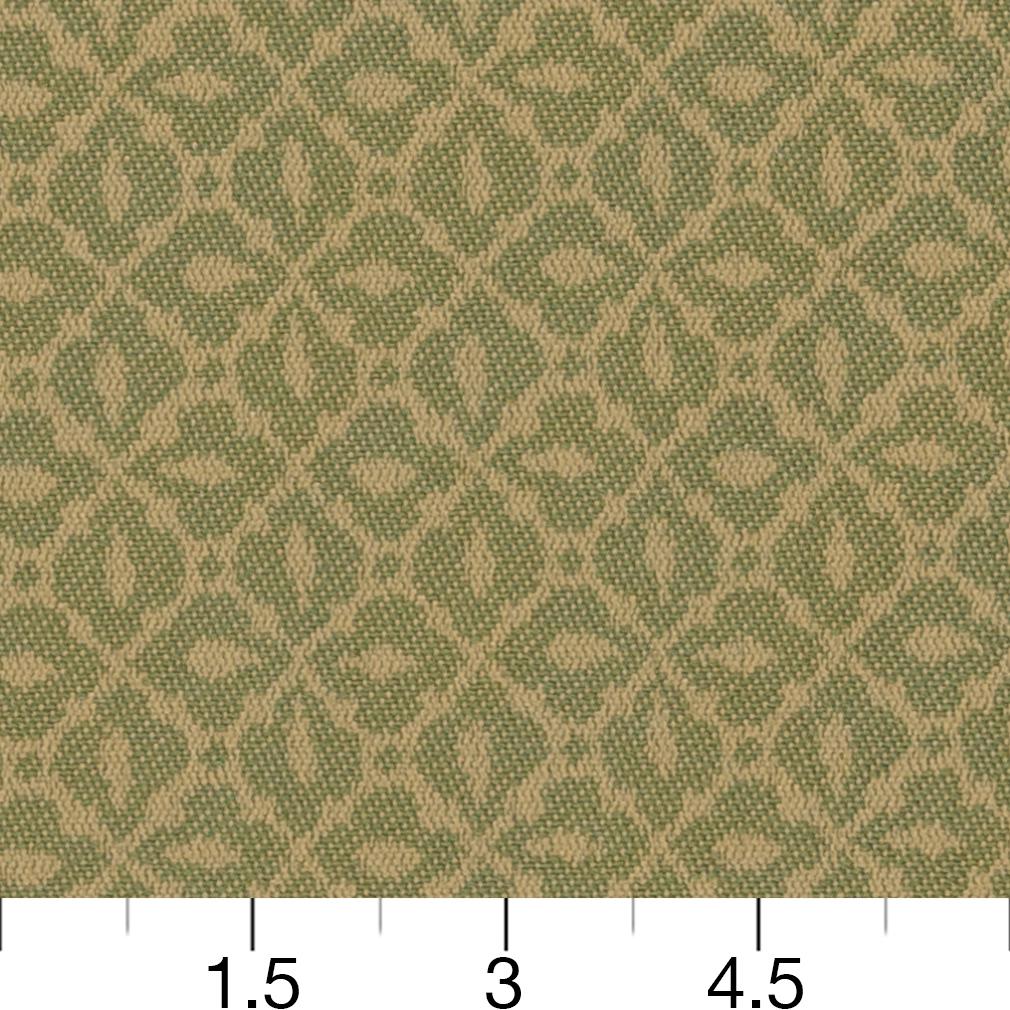 6610 Abstract & Geometric,Diamonds,Small Scale Fern/Mosaic Green Charlotte Fabrics