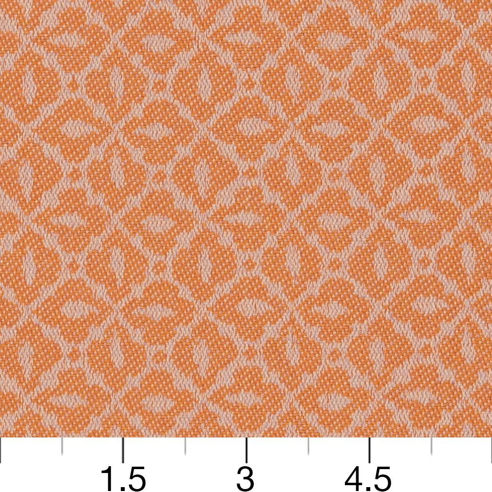 6611 Abstract & Geometric,Diamonds,Small Scale Nectar/Mosaic Coral & Peach Charlotte Fabrics