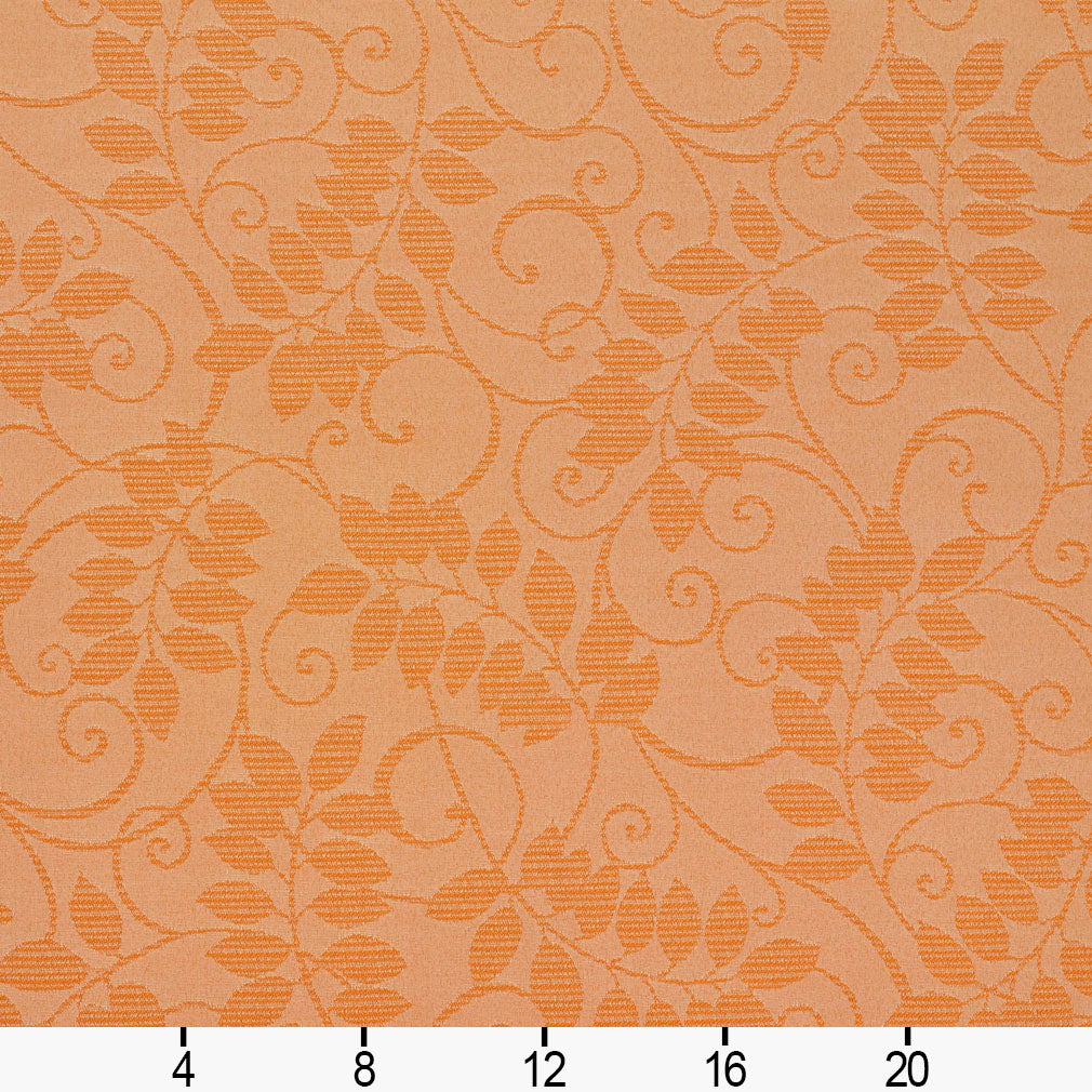 6627 Leaves Nectar/Vine Coral & Peach Charlotte Fabrics