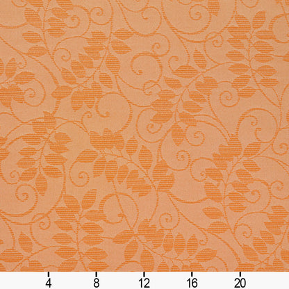6627 Leaves Nectar/Vine Coral & Peach Charlotte Fabrics