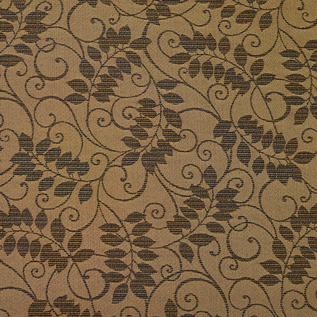 6631 Leaves Cafe/Vine Brown Charlotte Fabrics