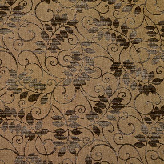 6631 Leaves Cafe/Vine Brown Charlotte Fabrics