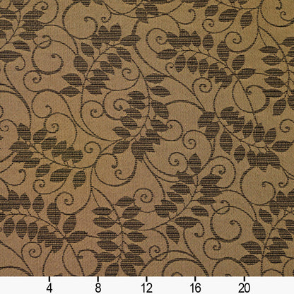 6631 Leaves Cafe/Vine Brown Charlotte Fabrics