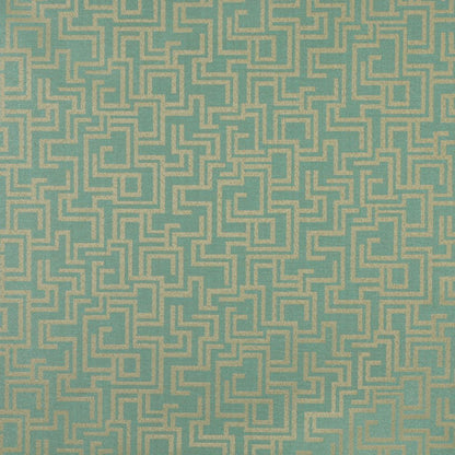 6632 Abstract & Geometric Seafoam/Geometric Aqua & Teal Charlotte Fabrics