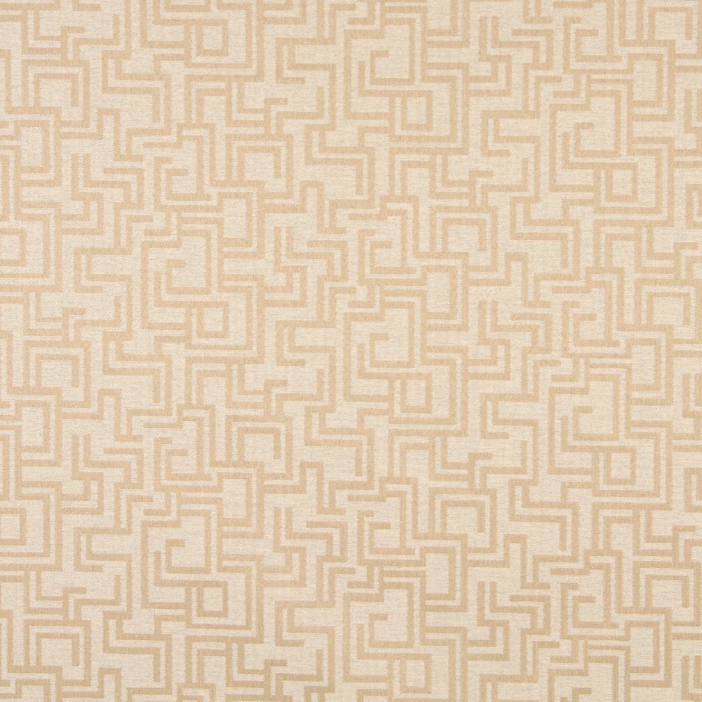 6633 Abstract & Geometric Sand/Geometric Gold & Yellow Charlotte Fabrics