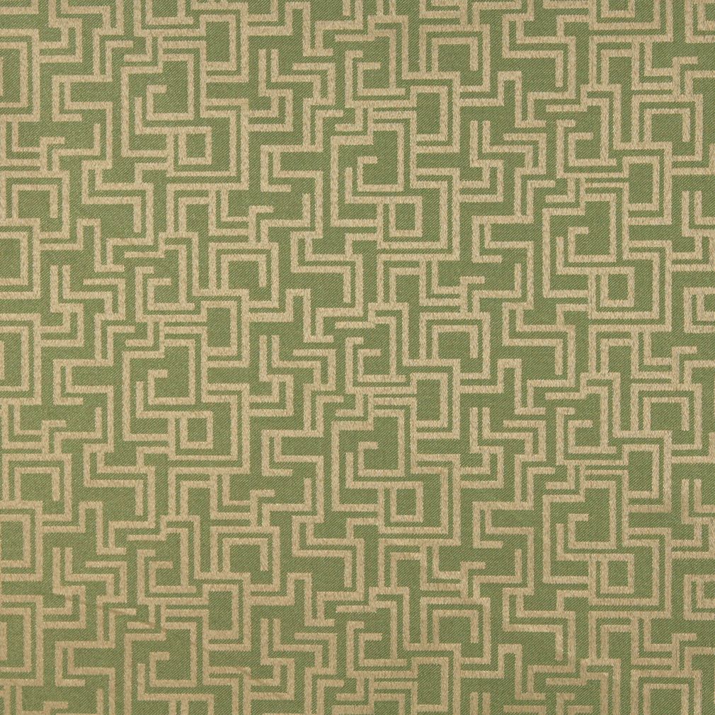 6634 Abstract & Geometric Fern/Geometric Green Charlotte Fabrics