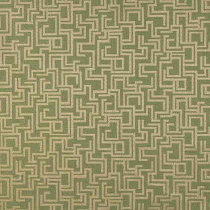 6634 Abstract & Geometric Fern/Geometric Green Charlotte Fabrics