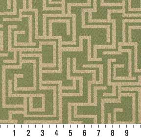 6634 Abstract & Geometric Fern/Geometric Green Charlotte Fabrics