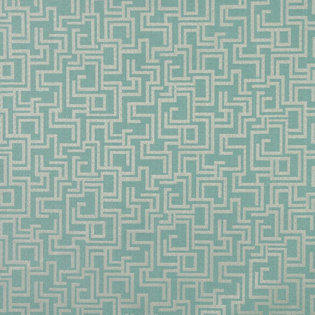 6636 Abstract & Geometric Lagoon/Geometric Aqua & Teal Charlotte Fabrics