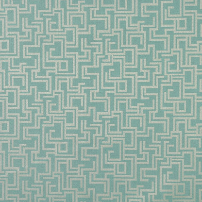 6636 Abstract & Geometric Lagoon/Geometric Aqua & Teal Charlotte Fabrics