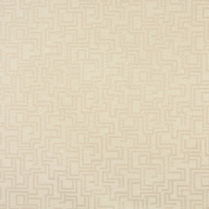 6637 Abstract & Geometric Ivory/Geometric White & Ivory Charlotte Fabrics