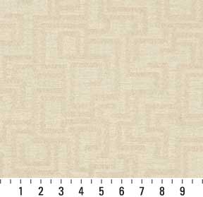 6637 Abstract & Geometric Ivory/Geometric White & Ivory Charlotte Fabrics