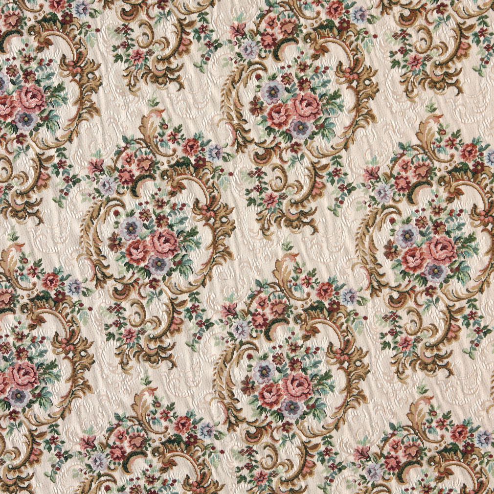 6640 Floral Jewel Pink Charlotte Fabrics