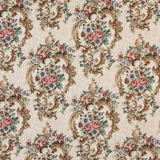 6640 Floral Jewel Pink Charlotte Fabrics